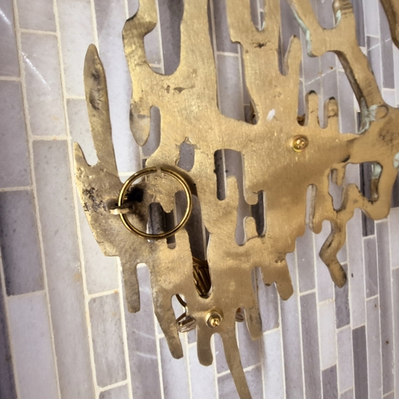 Gold Metal Tree Sculpture with Butterflies - Picture 5 of 9